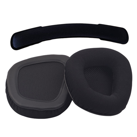 Almohadillas para la oreja para Corsair Void PRO RGB 7,1, auriculares de repuesto para juegos, reemplazo de espuma de memoria, Almohadillas para oreja de espuma ► Foto 1/6