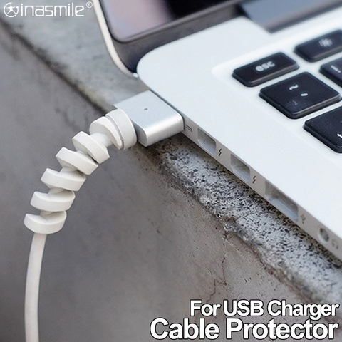 Protector de Cable en espiral para iPhone, samsung y xiaomi, 2-10 unidades ► Foto 1/6