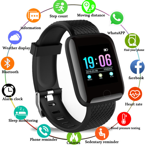 D13 inteligente reloj de los hombres de la presión arterial impermeable reloj inteligente mujer Corazón de monitor, seguidor Fitness reloj para Android IOS ► Foto 1/6