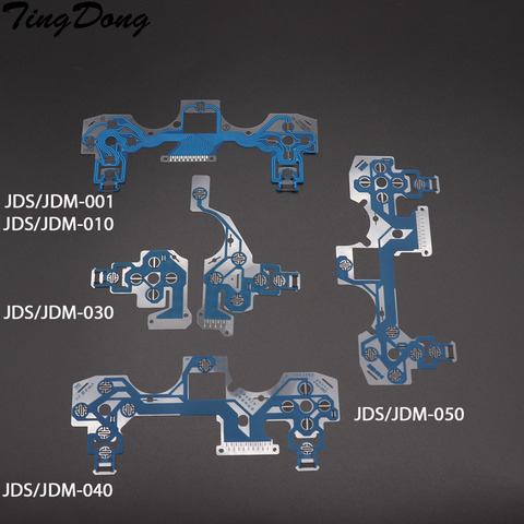 Para Dualshock 4 PS4 DS4 PRO Slim conductor controlador película la realización de la película Azul Cable flexible para teclado JDM 050 040 030 010 ► Foto 1/5