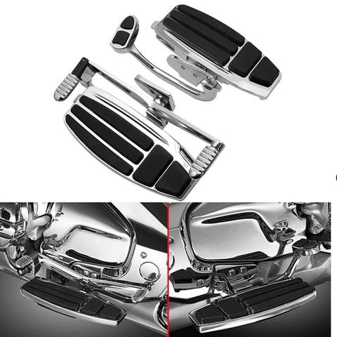 De cromo conductor pie TABLA DE Floorboard Kits para Honda Goldwing GL1800 y F6B 01-17 Valquiria 14-15 ► Foto 1/6