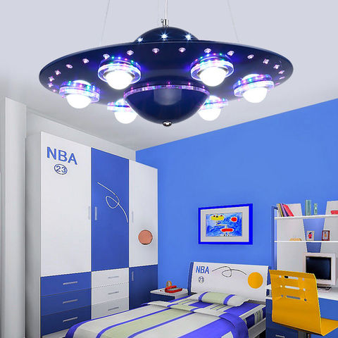 Lámpara OVNI para luz para sala infantil, accesorio de habitación de bebé, iluminación de dormitorio para niños, lámparas para dormitorio, candelabro para niños ► Foto 1/4