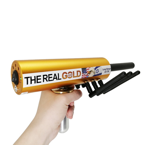 The real gold Underground AKS 3D Detector de Metal con 6 piezas, amplificador de señal, Detector de cobre, oro, plata, diamantes de largo alcance ► Foto 1/6