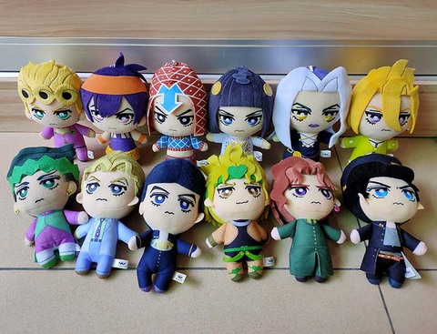 La extraña aventura de Jojo Golden Wind Buccellati Abbacchio Fugo Yoshikage Kira Rohan Kishibe Josuke Higashikata Jotaro Kujo de peluche de juguete ► Foto 1/6