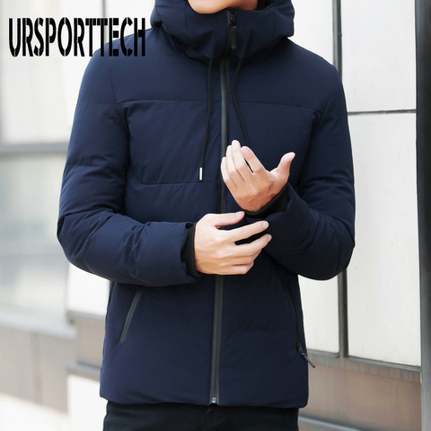 Chaqueta de invierno con capucha para hombre, Parka informal a la moda, prendas de vestir exteriores, abrigos gruesos cálidos y ajustados de talla grande 4XL, novedad de 2022 ► Foto 1/6