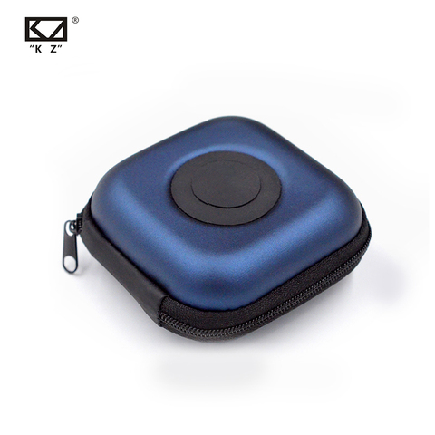 KZ-funda de PU para auriculares, funda portátil con absorción de presión de impacto, bolsa de almacenamiento con logotipo ► Foto 1/6