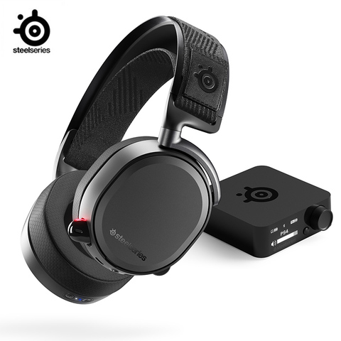 SteelSeries Arctis Pro-auriculares inalámbricos para videojuegos, alta fidelidad, sin pérdidas, Bluetooth, para PS4 y PC ► Foto 1/6