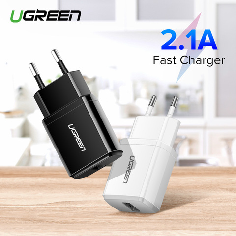 Ugreen-cargador USB de 5V y 2.1A para móvil, adaptador de pared rápido para iPhone 12 pro max 11 X iPad, Samsung S20 S9 teléfono Xiaomi ► Foto 1/6