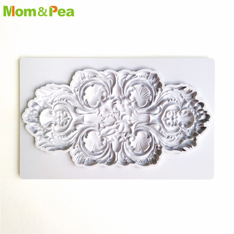 Mom & guisante-molde decorativo de silicona para decoración de tartas, molde 3D de grado alimenticio, GX281 ► Foto 1/1