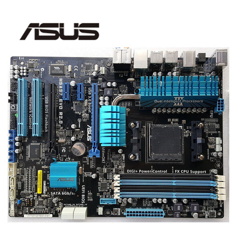 Placa base usada para Asus M5A97 EVO R2.0 AM3/AM3 + FX, cuatro núcleos, ocho núcleos, USB3.0 + SATA3 ► Foto 1/1