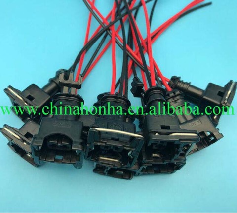 Enchufe de la bomba de combustible para coche, conector de cableado de cable de 2 pines para Webasto Eberspacher, accesorios de calentador, 2/5/10/20/50/100 uds. ► Foto 1/1