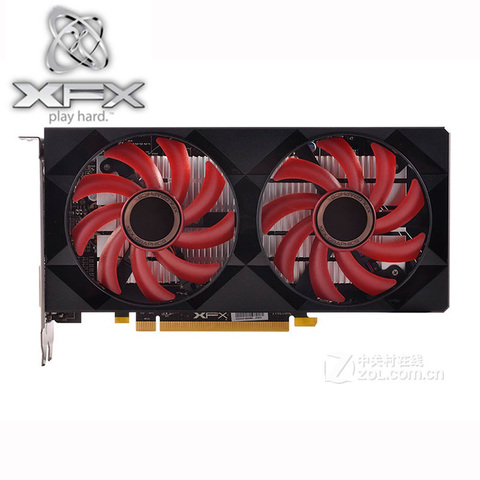 Tarjeta gráfica XFX RX 550 de 4GB, tarjeta de vídeo GDDR5 para AMD RX 500 RX550 de 4GB de Deon RX 550, RX550-4GB RX 560 4G HDMI DVI RX560 usada ► Foto 1/5