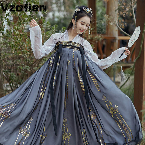 Hanfu traje mujer elegante estilo chino tradicional Hanfu princesa vestido de estilo antiguo popular Tang traje de ropa ► Foto 1/5