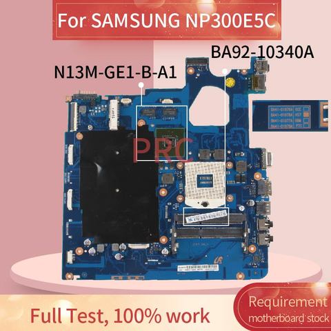 Placa base para ordenador portátil HM70 BA92-10340A DDR3 N13M-GE1-B-A1 para SAMSUNG NP300E5C ► Foto 1/6