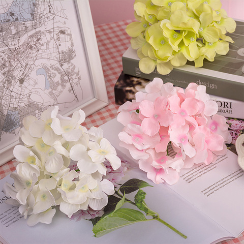 13-15cm cabeza de flor de hortensia boda decoración de fiesta de cumpleaños DIY guirnalda Pared de flores, Fondo de fotografía ► Foto 1/6