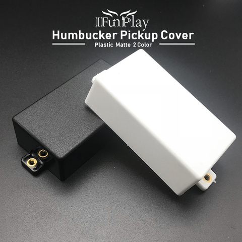 Plástico mate de plástico sellado Humbucker camioneta Shell para guitarra eléctrica partes sellado funda Humbucker ► Foto 1/6