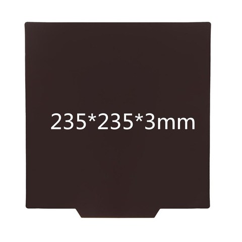 Placa de superficie Flexible magnética de 235x235mm, Cama adhesiva de calor magnético suave con pegamento trasero para impresora 3D Ender-3 ► Foto 1/1