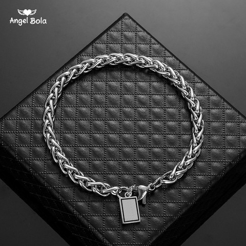 Pulseras de Buda de acero inoxidable 316 para hombre, brazalete con abalorio de Buda, accesorios masculinos ► Foto 1/6