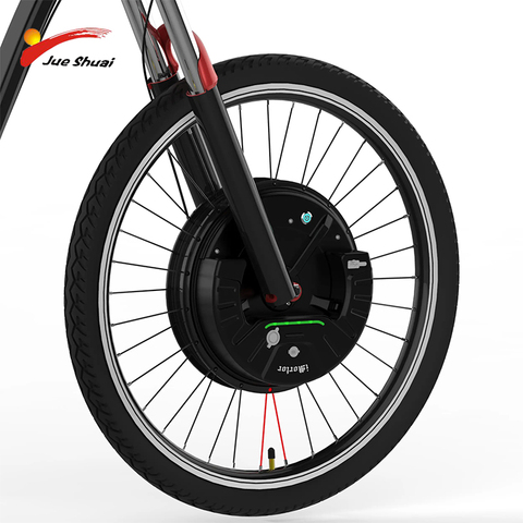 IMortor-rueda delantera eléctrica para bicicleta eléctrica, Kit de rueda de freno de disco, inalámbrico, 3, 40 km/h, 24 