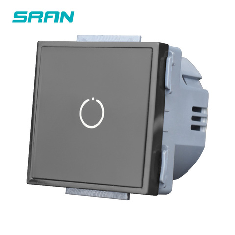 SRAN-módulo de función de Interruptor de sensor 52x52 con accesorios de vidrio, adecuado para paneles de placa de aluminio 86x86, Interruptor táctil, Reino Unido ► Foto 1/6