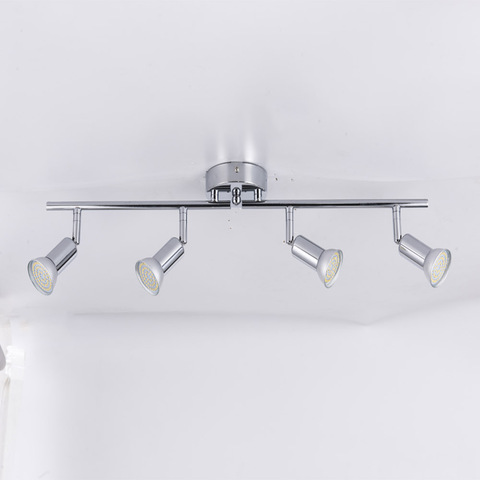 Lámpara giratoria de techo para cocina, luz LED GU10 con ángulo ajustable, para bar, escaparate, apliques de pared, iluminación de punto para sala de estar y armario ► Foto 1/6