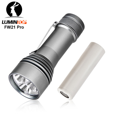 Lumintop-linterna FW21 PRO 21700 con 3x50,2 LED, 10000 lúmenes, interruptor trasero electrónico ► Foto 1/6