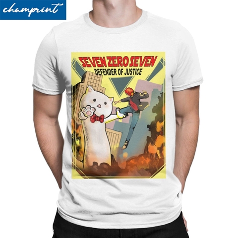 Camiseta de colección de Seven Zero Seven Mystic Messenger para hombre, ropa  de algodón de juego BG Otome de 707 MM, Camisetas estampadas Vintage -  Historial de precios y revisión | Vendedor