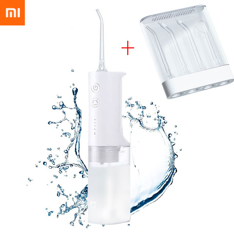 Xiaomi-irrigador Dental inalámbrico, 4 modos, tanque de agua de 300ML, impermeable, recargable, limpiador Dental, IPX7 ► Foto 1/6