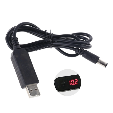 Cable USB a adaptador de corriente para Router WiFi, Cable de aumento de 3,0x5,5mm, con tensión regulable de 5V, 9V, 12V, dispositivo de altavoz de tira LED de 12V ► Foto 1/6