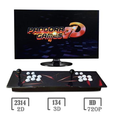 Nueva caja Pandora 3d WiFi 2448 4018 en 1 consola de Casa clásica WiFi Arcade dispositivo de juego Joystick Dual interfaz HDMI VGA 160 3D ► Foto 1/6