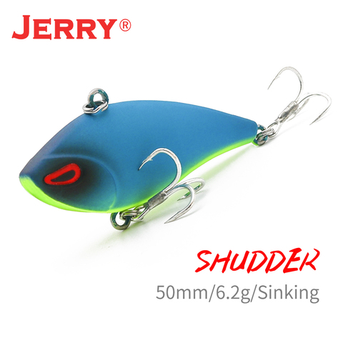 Jerry Shudder-señuelo de pesca Crankbait VIB, aparejos duros de hundimiento de lubina, de plástico, 1 unidad, 5cm, 6,9g, cebo Artificial ► Foto 1/6