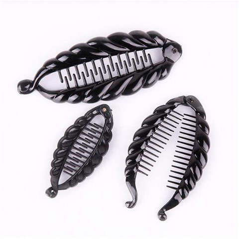 Pescado de pelo de la forma de pinzas en forma de garra pelo joyería broches Banana horquillas accesorios para el pelo para las mujeres Clips abrazadera bricolaje Accesorios ► Foto 1/5