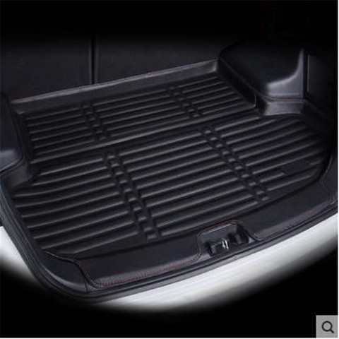 Para Peugeot 3008, 2016-2022 coche-estilo de coche trasero Boot Liner alfombrilla de maletero bandeja piso alfombra barro Pad Protector ► Foto 1/5