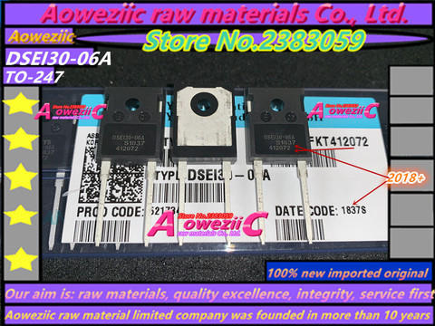 Aoweziic-diodo de recuperación rápida, DSEI30-06A original DSE130-06A a-2022, 37A, 100 V, 247 + 600 ► Foto 1/2