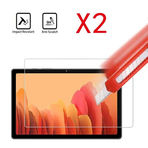 Protector de pantalla de vidrio templado para tableta, cubierta de cobertura completa de 2022 pulgadas para Samsung Galaxy Tab A7 10,4 T500/T505, 2 uds. ► Foto 1/6