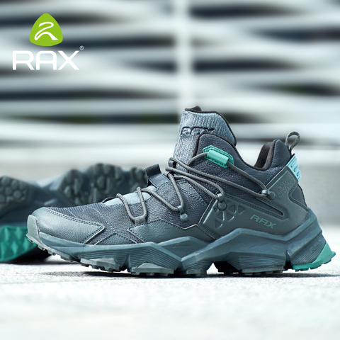 RAX-zapatos de senderismo impermeables para hombre, calzado para escalada de montaña, botas para senderismo al aire libre, calzado deportivo para senderismo ► Foto 1/6