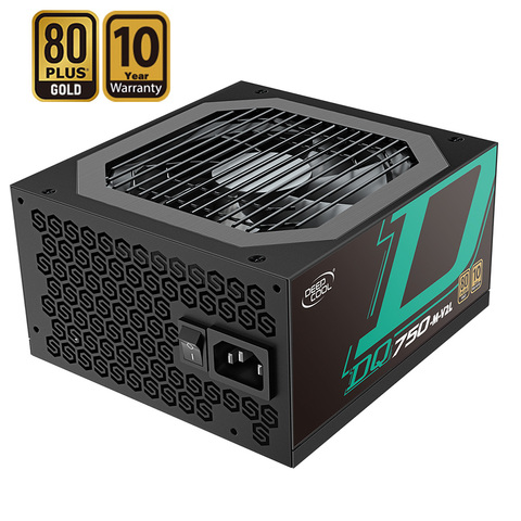 DEEPCOOL DQ750-M-V2L 750 W la Modular de alimentación de la PC PSU 80 PLUS oro PFC activo de la computadora de escritorio de alimentación ATX de 750 vatios ► Foto 1/6