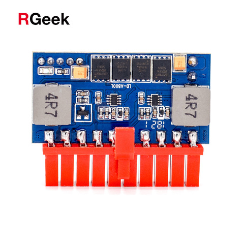 RGEEK 12V 12V 120W 20Pin Pico de salida Realan Mini ITX Pico PSU DC ATX PC interruptor DC-DC ATX fuente de alimentación para computadora ► Foto 1/6