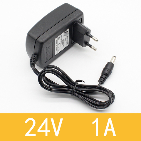 1 piezas 2022 nuevo enchufe caliente de la UE AC 110 V 220 V convertidor DC 24 V 1A fuente de alimentación del servidor adaptador ► Foto 1/4