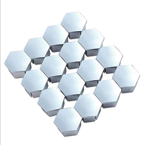 16 Uds 17mm Anti-oxidación de tapa de rosca métrica perno hexagonal tapa para Peugeot 307, 308, 408, 206, 207 de tuerca de rueda llanta protectores de Decoración Estilo de coche ► Foto 1/6