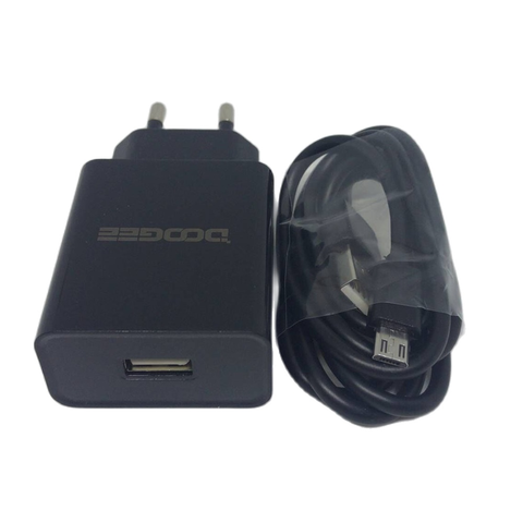 Nuevo Original Doogee BL5000 S60 AC adaptador de cargador rápido 3,0 Original cargador de viaje adaptador de enchufe de la UE + Cable USB DC 5 V 7 V 9 V 2A ► Foto 1/6