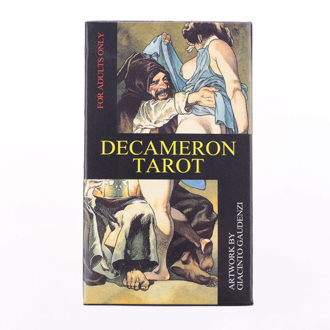 Cartas de Tarot Decameron, juegos de mesa clásicos en inglés, oráculo, adivinación, juego gordo, Tarot ► Foto 1/2