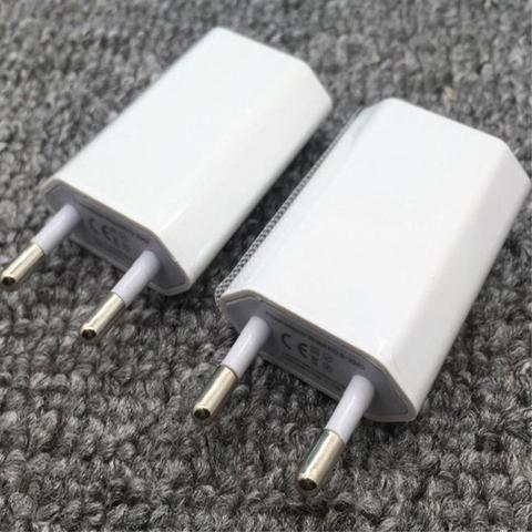 Potable Puerto USB cargador rápido hembra 5V 1A USB Europa adaptador/cargador de pared para iPhone 7/6S/7 Plus/6S Plus/6 Plus ► Foto 1/6