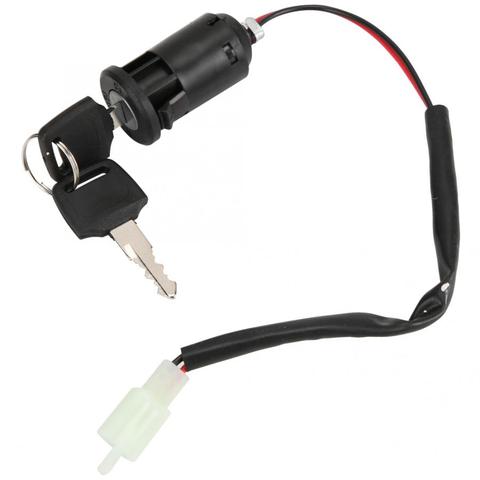 2 uds. Universal de interruptor de encendido para motocicleta, llave de bloqueo de alimentación para bicicleta eléctrica, piezas de Motor de patinete eléctrico ► Foto 1/6