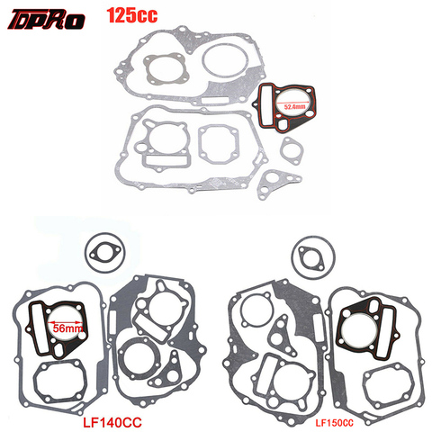 TDPRO-Juego de juntas de Motor para Dirt Pit Bike, motocicleta, Scooter, Quad Buggy, 125cc, 140cc, 150cc, Lifan ► Foto 1/6