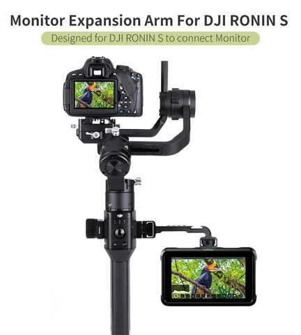 AgimbalGear-Soporte de Monitor DH11 DJI Ronin S/SC/RSC2, brazo mágico extensible, zapato frío, micrófono, luz led para vídeo, estabilizador, accesorio tipo cardán ► Foto 1/6