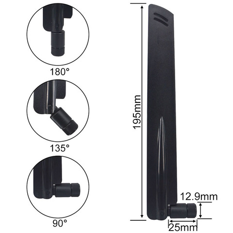 15 dbi antena de 433 Mhz 433 MHz antena GSM SMA macho RP conector macho SMA jamón Radio amplificador de señal ► Foto 1/4