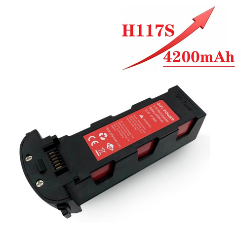 Batería mejorada de 11,4 v y 4200mAh para Hubsan H117S Zino, recambios de cuadrirrotor RC, batería de 11,4 V para Drones de cámara de carreras RC FPV ► Foto 1/6