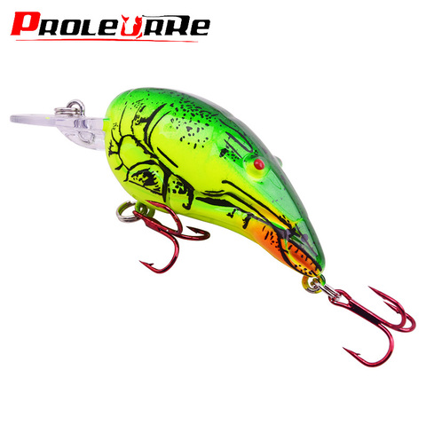 Uds manivela Wobblers Señuelos de Pesca duros 7cm11.5g camarones modelo Artificial de plástico para carpa cebo bajo peces aparejos de pesca de peces ► Foto 1/6