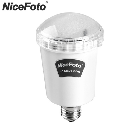 Nicemoto-bombilla Flash esclavo I50 Studio Falsh, 45W, 5500K, CA, para E27 ► Foto 1/6